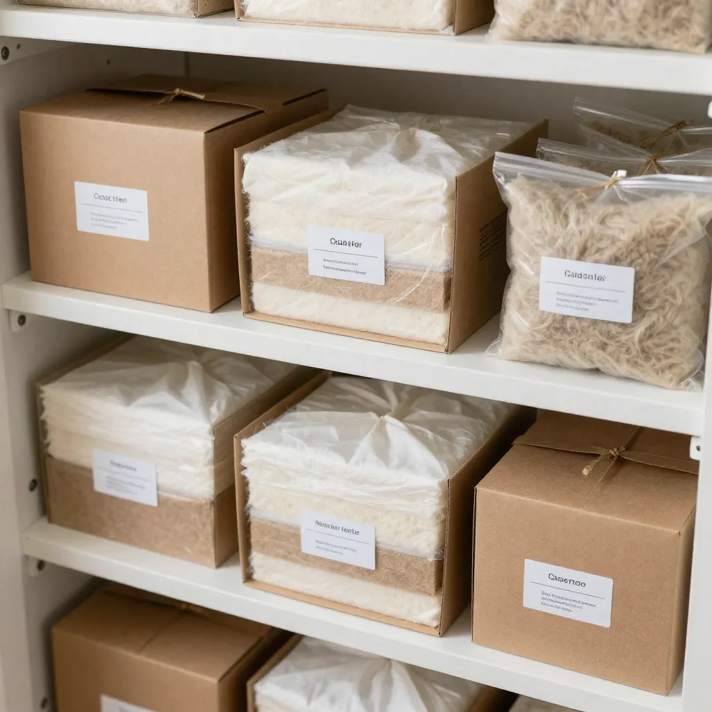 Natural fabric preservation container